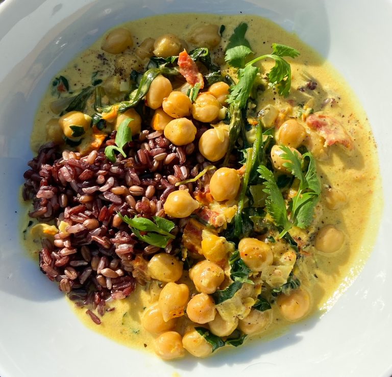 Coconut-Braised Chickpeas