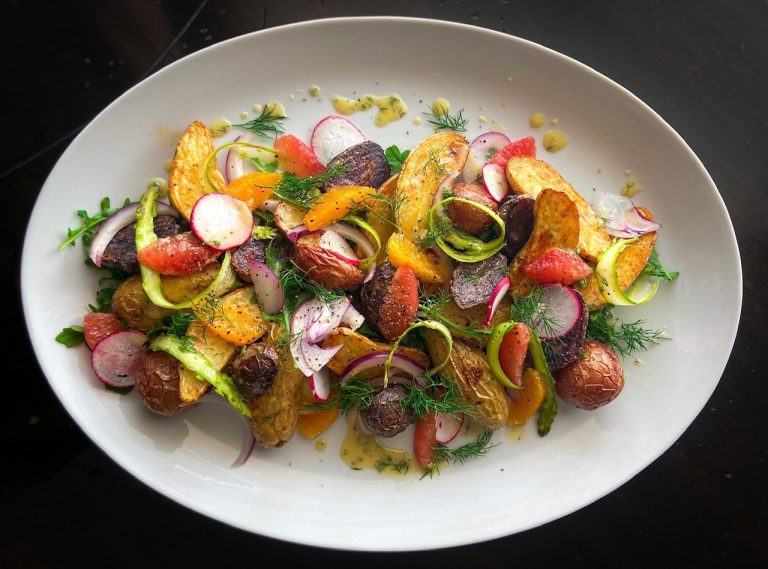 Potato Asparagus Citrus Salad