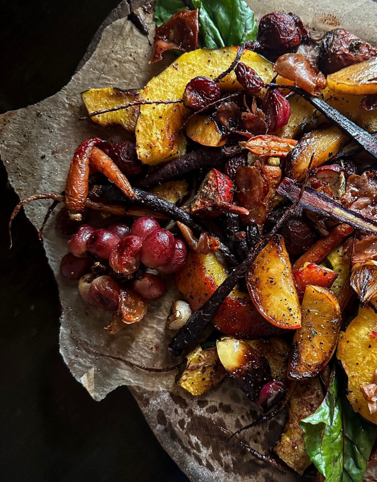 Roasted Winter Fruit and Vegetables